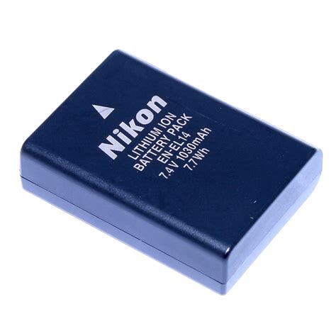 [USED] Nikon EN-EL14 Lithium-Ion Battery (1030mAh) for Nikon D3200 ...