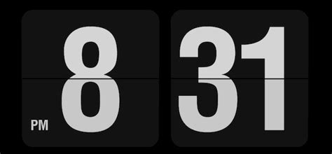 Flip Clock Screensaver: Fliqlo