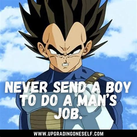 Vegeta quotes (1) - Upgrading Oneself