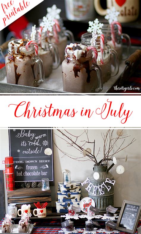 Christmas In July Party Ideas | Build A Snowman Party