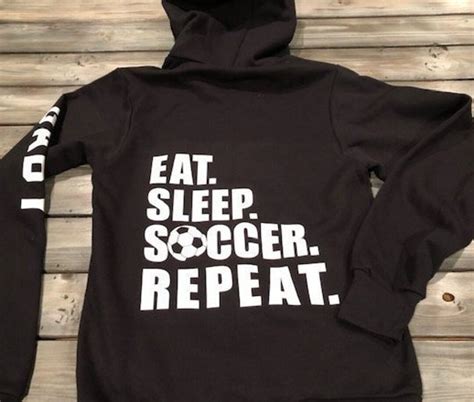 Soccer Hoodie, Girls Soccer Sweatshirt, Personalized Soccer Hoodie, Zip ...