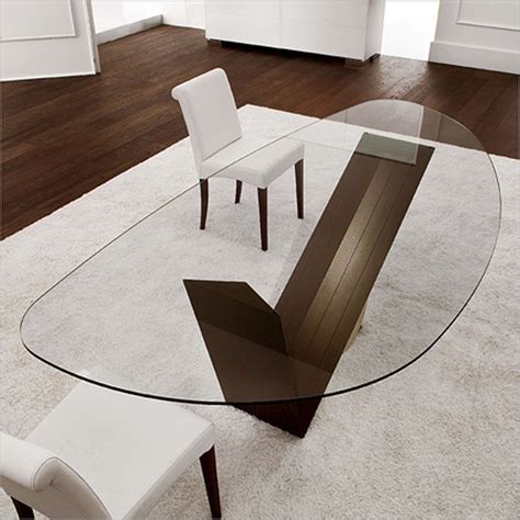 Oval Glass Top Dining Table Oval Glass Dining Table, Dining Table ...