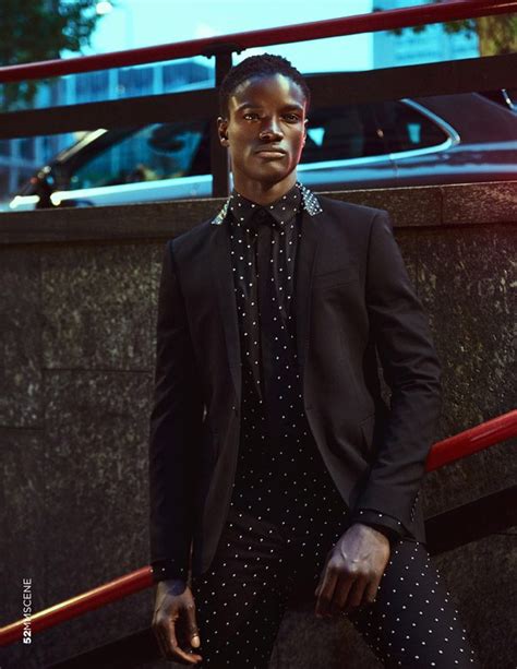 Fallou Gueye in LES HOMMES for MMSCENE Magazine