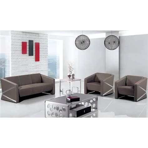 Modern White Leather Sofa Set Furniture Leather Living Room Sofas ...