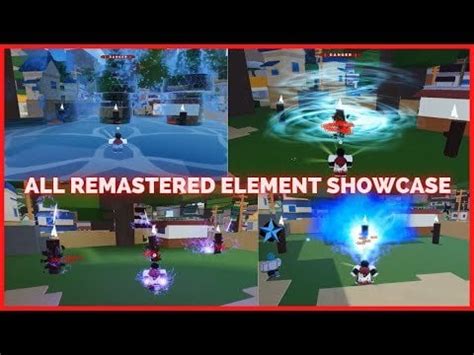 All Remastered Element Showcase | Gale Element showcase | Combustion ...