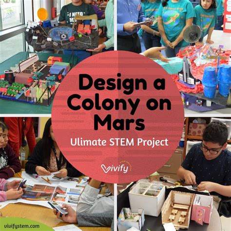 Design a Mars Colony: STEM Project — Vivify STEM | Stem projects, Space ...