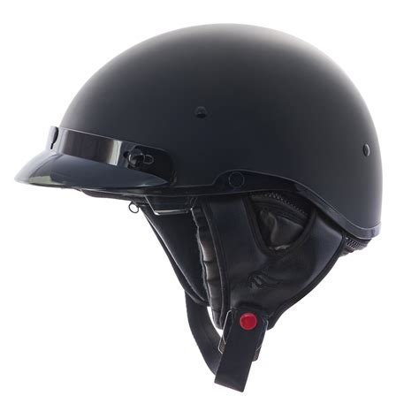 Adult Fulmer Motorcycle Half Helmet DOT Approved Retractable Inner Sun Shade - Walmart.com ...