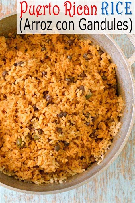 Puerto Rican Rice (Arroz con Gandules) | Kitchen Gidget