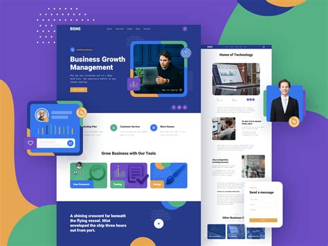 Corporate Business Responsive Template by Laaqiq on Dribbble