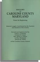 History of Caroline County, Maryland - Genealogical.com