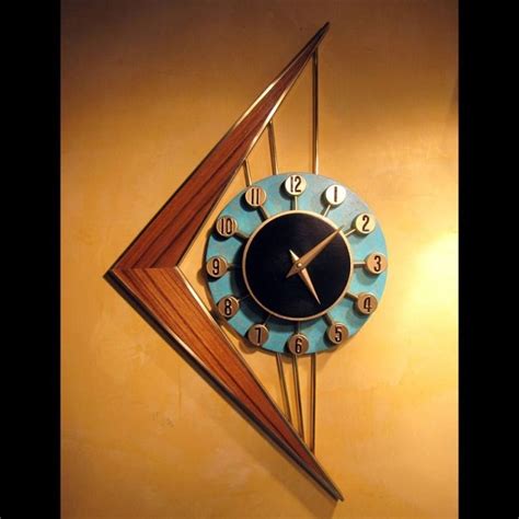 The Vault Of The Atomic Space Age | Mid century modern house, Mid century clock, Clock decor