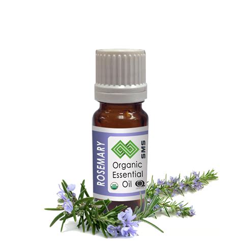 Rosemary Essential Oil Organic - SMSOrganics, Pure Essential Oils, Carrier Oils, Attar, Flower ...