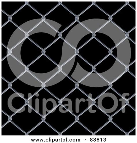 Chain Link Fence Background Over Black Posters, Art Prints by ...