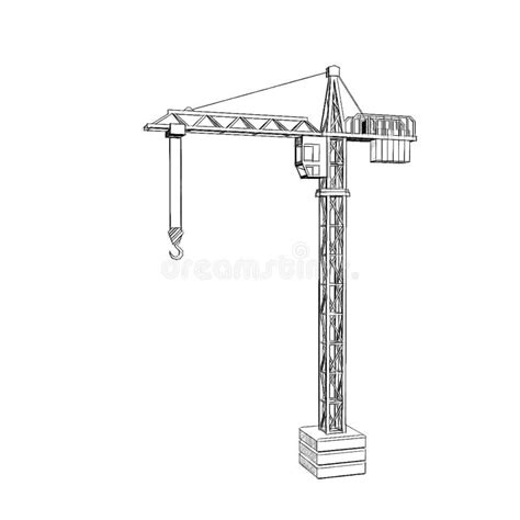 Tower Crane Sketch Stock Illustrations – 1,037 Tower Crane Sketch Stock ...