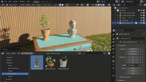 Poly Haven's assets are finally integrated natively in Blender's asset browser : r/blender