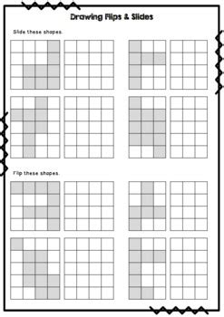 Flip, Slide & Turn Worksheets by Turtle-y Treasured Resources | TpT