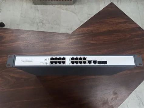 Tricom Rack Mount Poe Switch 16+2+2 SFP All Port POE Gigabit Switch 350W at Rs 9400/piece ...