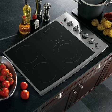 GE Profile Series PP932SMSS 30" Built-In Electric Cooktop - Stainless Steel