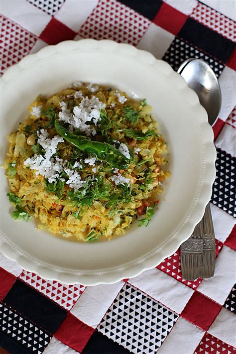 Quick Flattened Rice Snack (Quick Poha) » DivineTaste