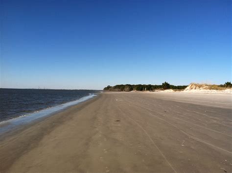 St. Andrews Beach at low tide on Jekyll Island, GA www.GoldenIsles.com | Jekyll Island ...