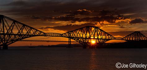 Joe Gilhooley Photography Forth Bridge by sunset