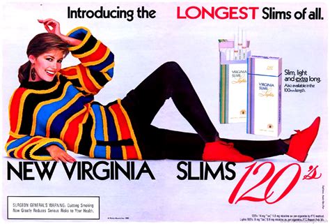 Virginia Slims [1985] Cigarette Adverts ~ 120’s | Retro Musings