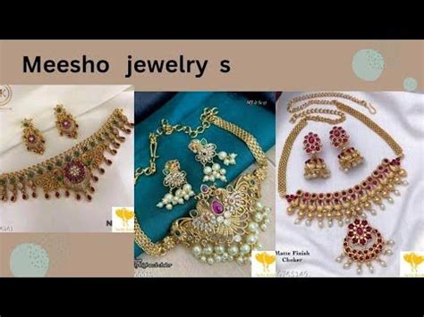 meesho jewelry sets - YouTube