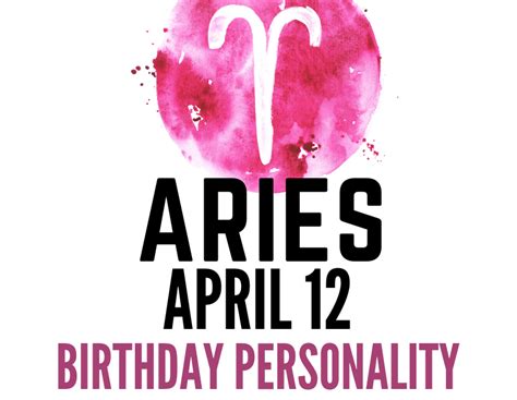 April 12 Zodiac Birthday Personality | astroligion.com