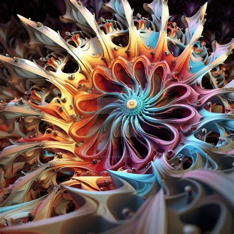 Abstract fractal flower illustration by Coolarts223 on DeviantArt