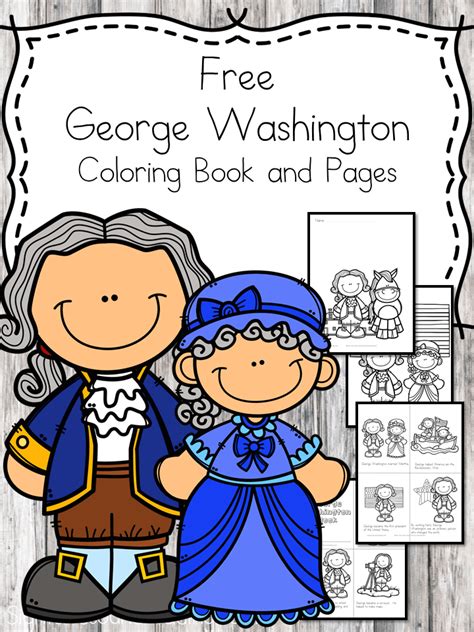 Four Free George Washington Kindergarten Worksheets | Mrs. Karle's Sight and Sound Reading