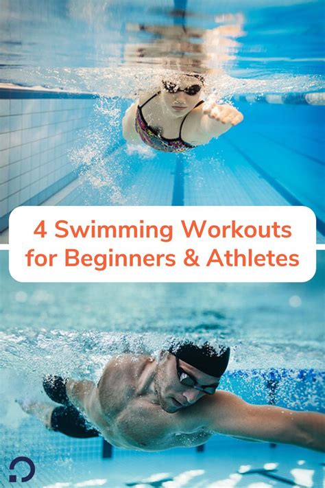 4 Swimming Workouts for Beginners and Athletes | Swimming workouts for ...