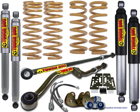 Tough Dog 6" 150mm Lift Kit - GQ Y60 Nissan Patrol Ute Coil/Coil (02/ ...