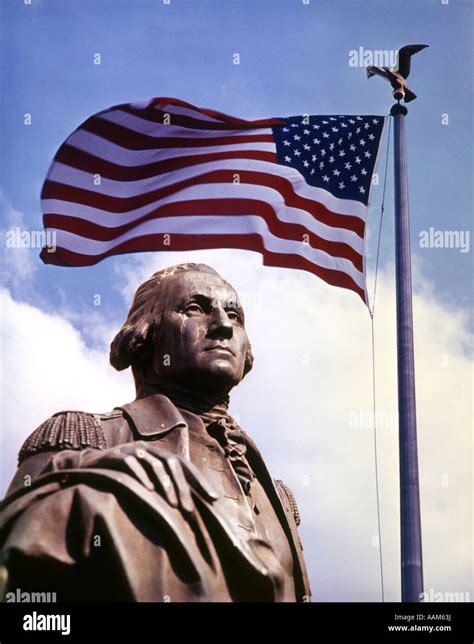 Montage george washington american flag hi-res stock photography and images - Alamy