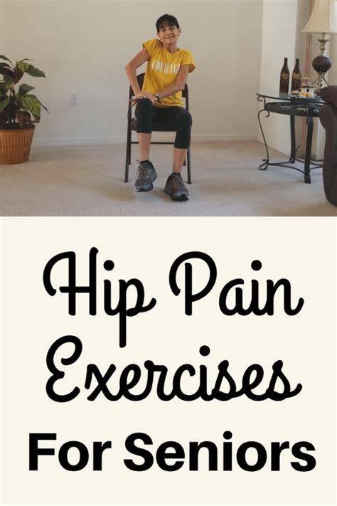 15 Minute Hip Pain Exercises for Seniors - Fitness With Cindy