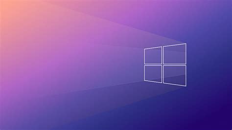 Windows 10 , Gradient background, Minimal, , Technology HD wallpaper | Pxfuel