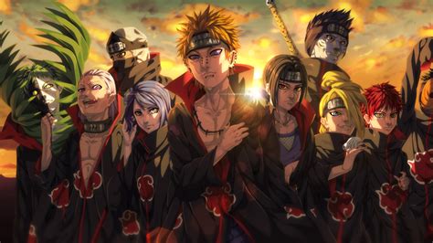 3840x2160 Resolution Akatsuki Organization Anime 4K Wallpaper - Wallpapers Den