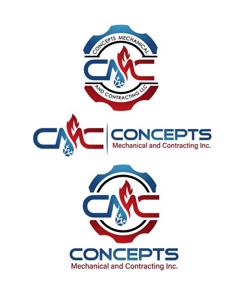 Contemporary Logo for HVAC company by ConceptsMech