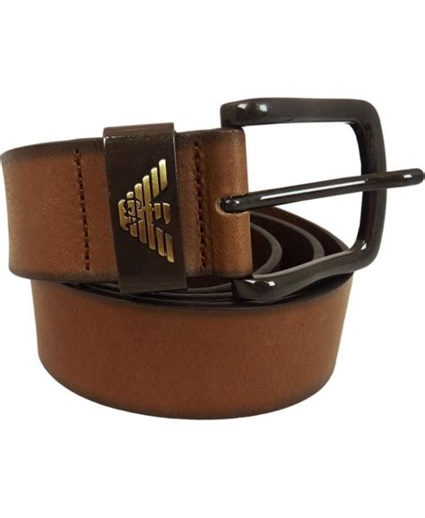 Brown Bovine Leather Belt