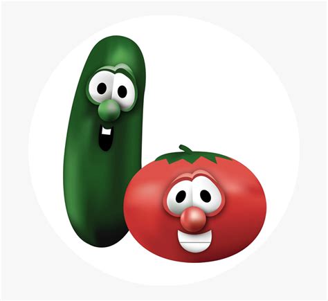 Veggietales - Bob The Tomato And Larry, HD Png Download - kindpng