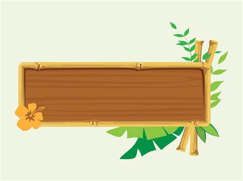 Wood Banner Vector at Vectorified.com | Collection of Wood Banner ...