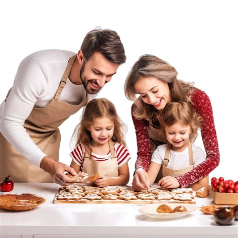 Family Baking Gingerbread Cookies On Xmaschristmas Vacation, Christmas Family, Christmas Kitchen ...