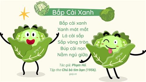 Bắp cải xanh | Bài thơ Bắp cải xanh (Phạm Hổ) | GợiÝ.vn