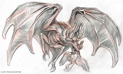 Spectral Bat by KatePfeilschiefter on DeviantArt