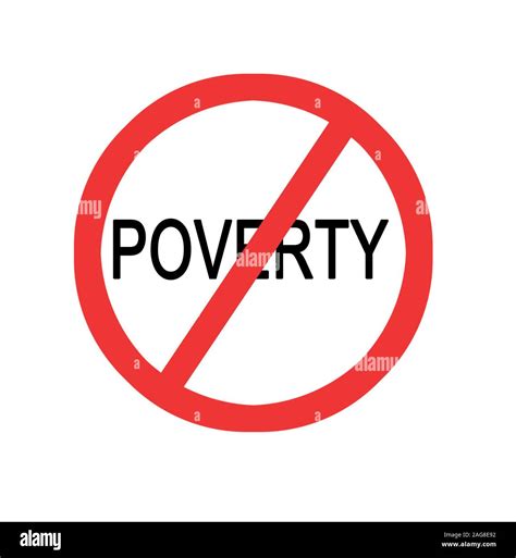 Stop poverty sign Stock Photo - Alamy