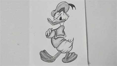 How To Draw Donald Duck Angry Face || Donald Duck Drawing || Step By Step || Pencil Drawing ...