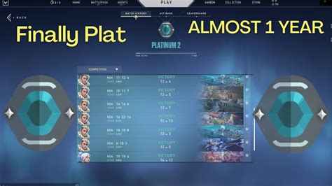 FINALLY reached plat in VALORANT - YouTube