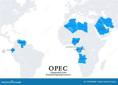 Opec Member Countries Map