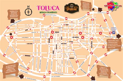 Mapa turístico y de servicios de Toluca, Lugares de interés en Toluca, ¿qué visitar en Toluca ...