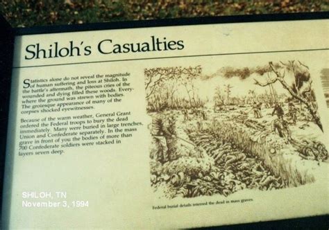 Shiloh’s Casualties, a War Memorial