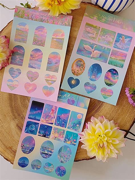 Aesthetic Sticker Sheets, 4x6 - Etsy